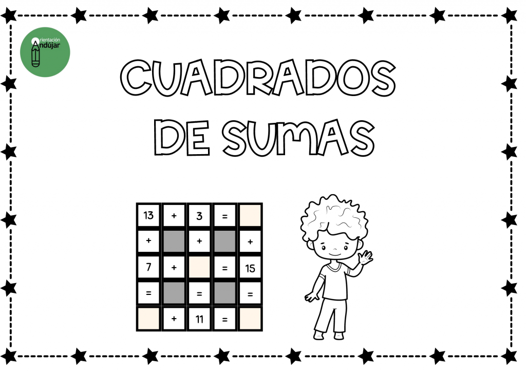 Hoy os traemos unos divertidos cuadrados de sumas para trabajar el razonamiento lógico.  Los niños deberán resolver las adiciones que se encuentran conectadas entre sí en el cuadrado. Las fichas […]