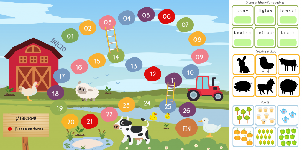 Os compartimos este genial juego de mesa con temática de la granja para que tus peques puedan aprender y divertirse al mismo tiempo. Los casilleros son de colores y por […]