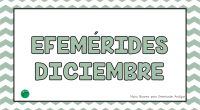 Nueva colección de efemérides del mes de diciembre.  La educación en valores es una necesidad primordial en la sociedad de hoy. Por eso, el principal objetivo de este calendario es […]