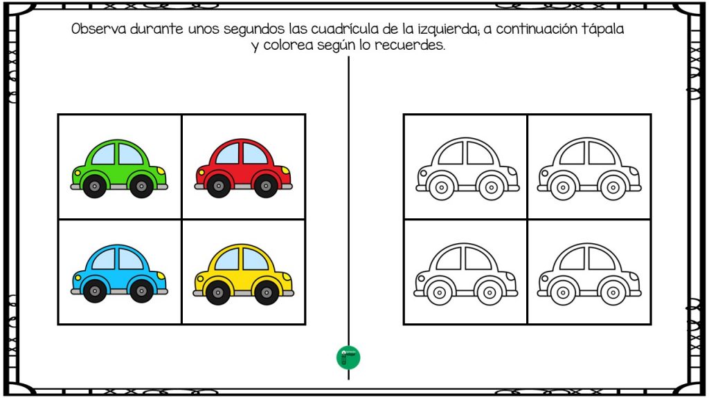 La memoria visual implica ser capaz de mantener una imagen mental de una secuencia de letras, números, palabras, colores, formas, etc. El siguiente material, es muy útil para trabajar este […]