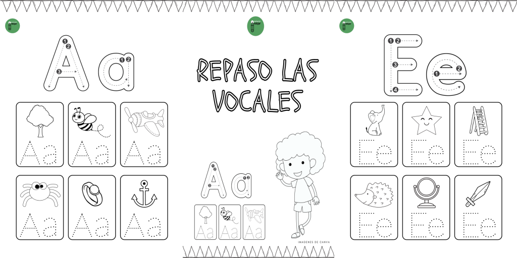 Hoy os traemos este bonito recurso de lectoescritura para que puedas realizar con tus peques.  Es un repaso de las vocales, podrán trazar los grafemas y tener un pequeño diccionario […]