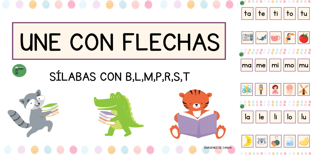 Hoy fortaleceremos la conciencia silábica con este precioso material.  Debemos unir las sílabas iniciales con las imágenes correspondientes.  Trabajaremos con sílabas con B, L, M, P, R, S, T. DESCARGAR […]