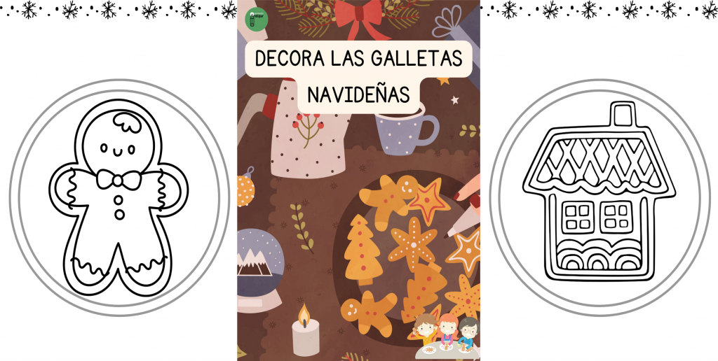 Con este recurso podrás trabajar la grafomotricidad con dibujos navideños.   Los niños pueden utilizar rotuladores, ceras, pinturas; recortar y pegar papelitos, brillos, pompones y distintos materiales para darle color a […]