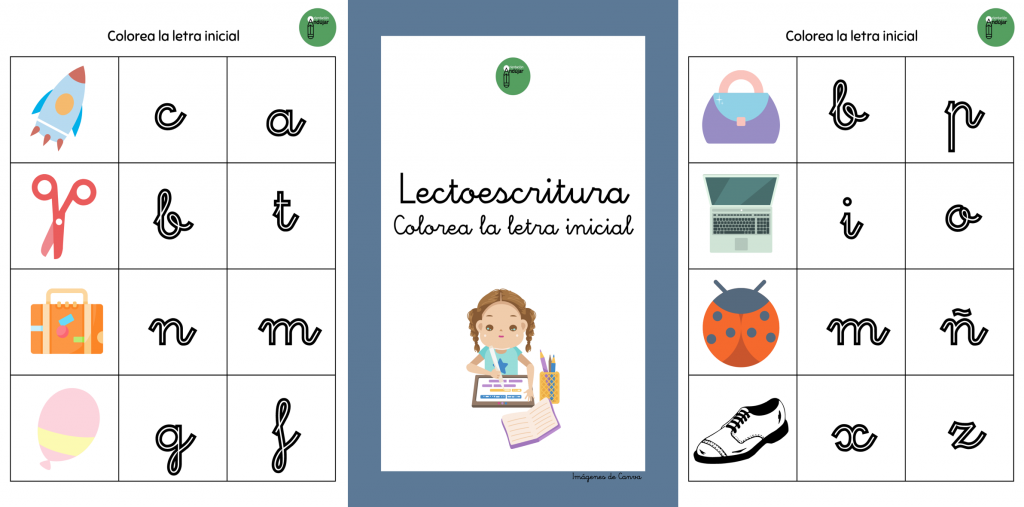 Con este recurso trabajaremos conciencia fonológica y lectoescritura con los niños que están comenzando a alfabetizarse.  Deben observar el dibujo e identificar el sonido/la letra inicial de su nombre y […]