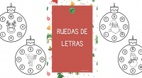 Hoy os queremos compartir estas bonitas ruedas de letras con temática navideña.  Los niños podrán pegar la bola navideña en su cuaderno, marcar las letras que forman el nombre de […]