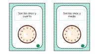 Material para trabajar las horas con relojes analógicos. Estas tarjetas para aprender las horas en Primaria están realizadas pensando en la dificultad que presentan algunos alumnos para aprender las horas. […]