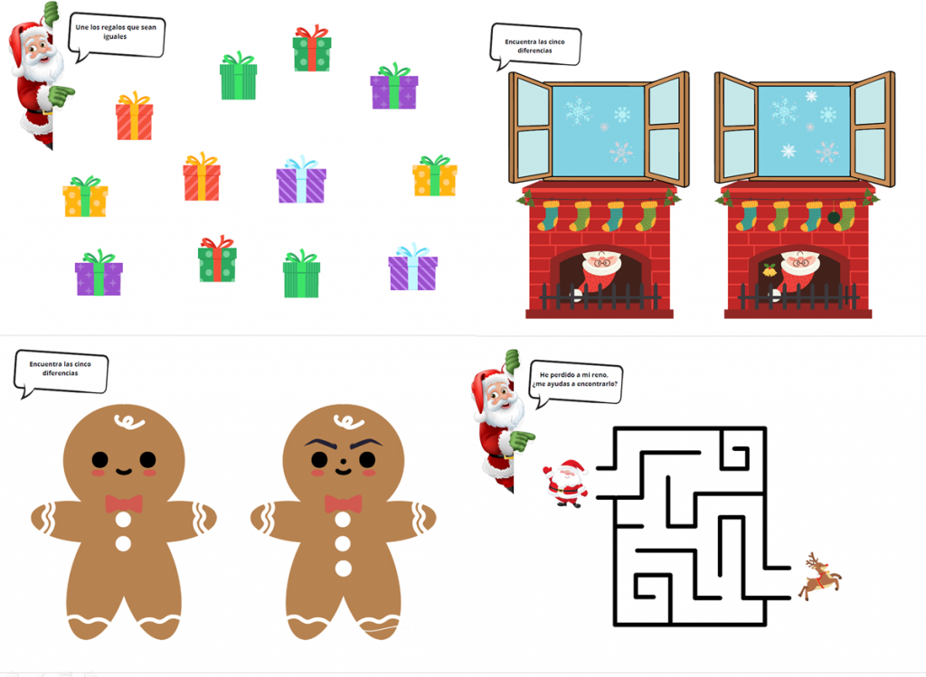 Os presentamos unas divertidas fichas con motivos navideños para trabajar con nuestros alumnos y alumnas la atención, memoria y razonamiento. Además de trabajarlas de manera individual, podemos repartir cada ficha […]