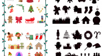 Hoy os dejamos un juego de sombras con imágenes navideñas para perfeccionar la atención de los más pequeños. Recorta cada sombra y únelas con las imágenes en color. No hay […]