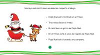 En el siguiente ejercicio de comprensión de lectora hay que señalar que frases son verdaderas respecto a un dibujo de Navidad; se tratan de oraciones sencillas y breves. La asociación […]