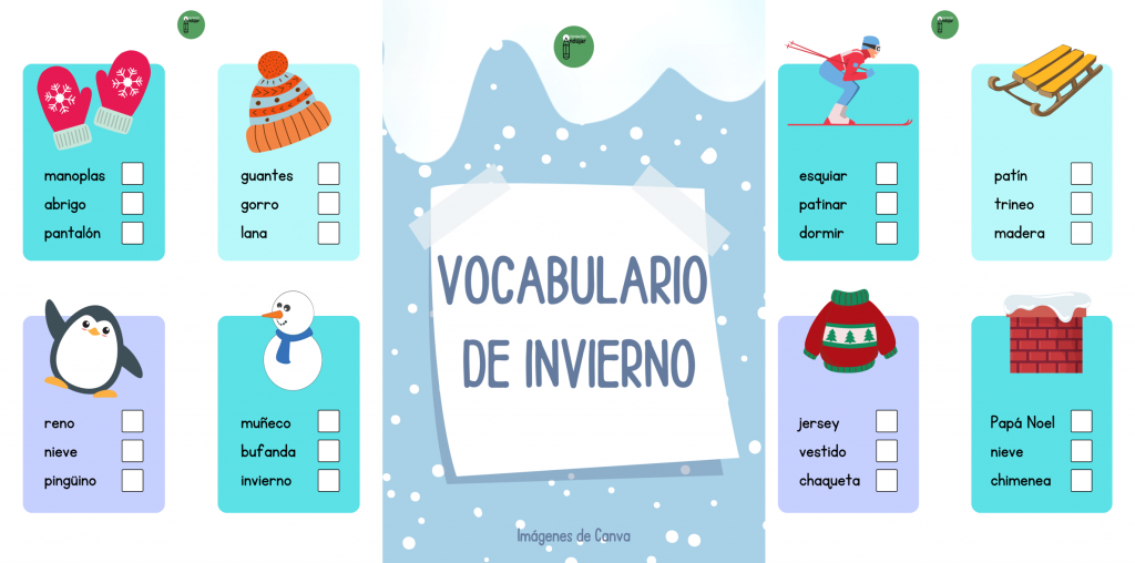 Se acerca el invierno y os compartimos estas molonas tarjetas para trabajar el vocabulario.  En cada una, los niños deben leer las tres opciones y señalar el nombre correspondiente a […]