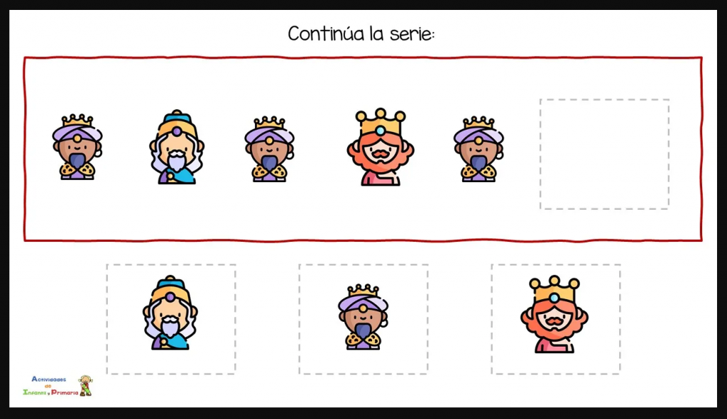 Hoy vamos a trabajar la atención a través de series. El objetivo de la siguiente actividad es que los alumnos sean capaces de completar cada serie con el dibujo correcto. […]