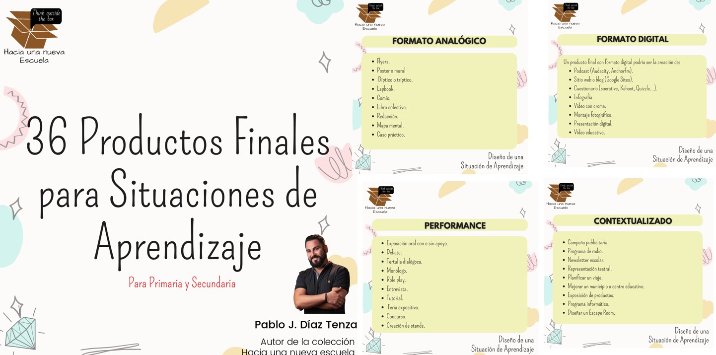 SITUACIONES DE APRENDIZAJE 36 PRODUCTOS FINALES Y EJEMPLOS APLICABLES -  Orientacion Andujar