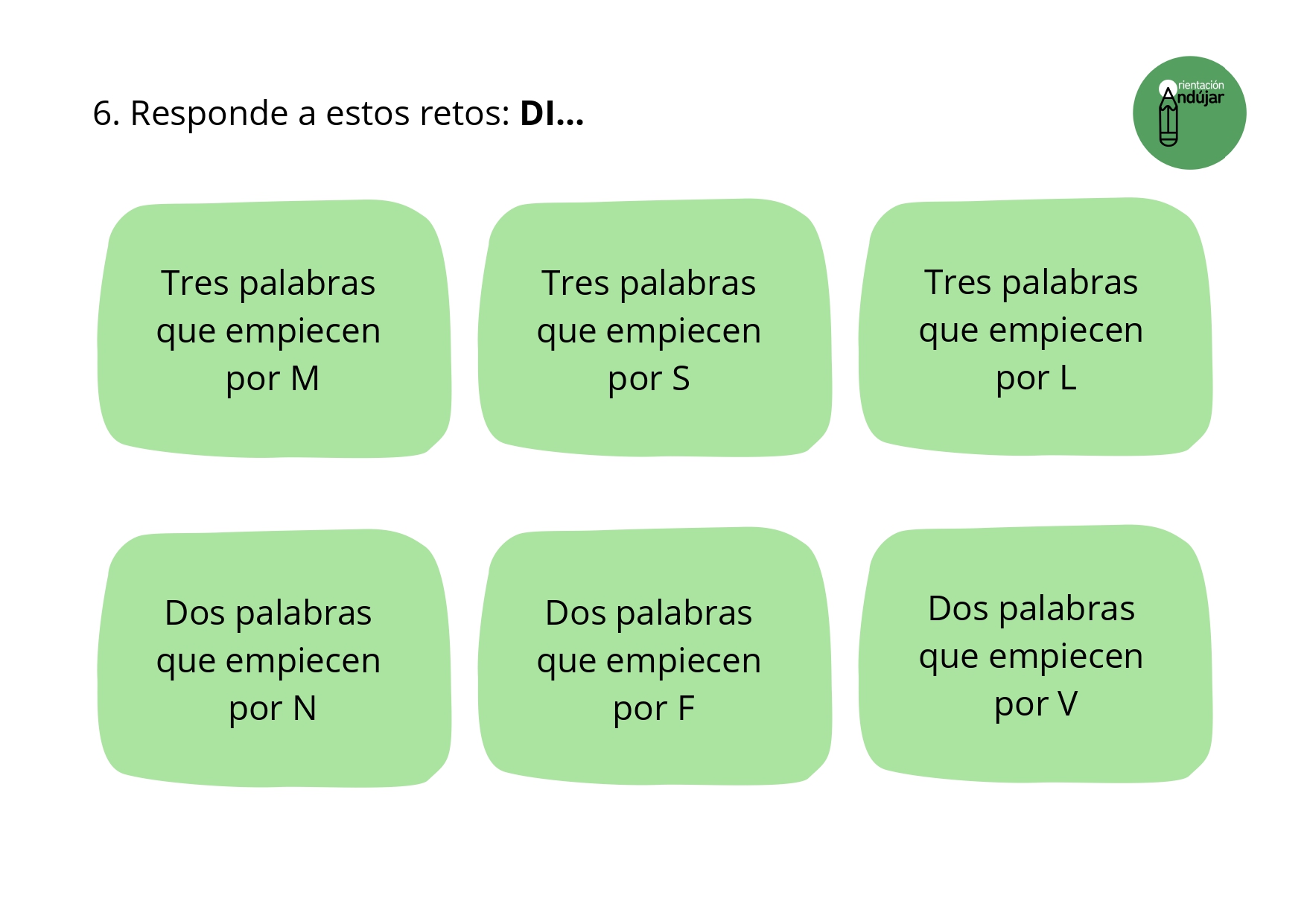 Actividades de FUNCIONES EJECUTIVAS - Orientacion Andujar