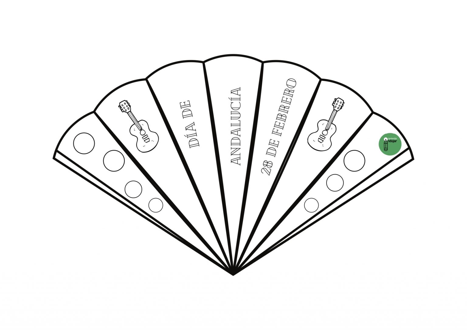 Abanicos para celebrar el DÍA DE ANDALUCÍA - Orientacion Andujar