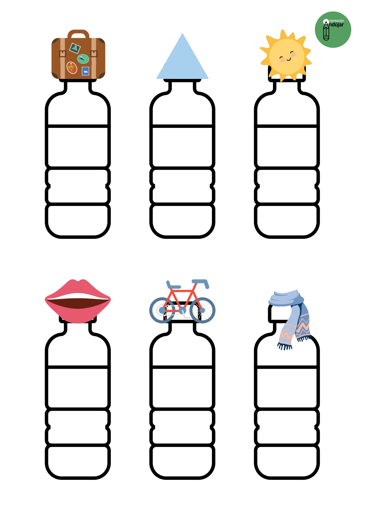 Conciencia silábica divertidas BOTELLAS SILÁBICAS