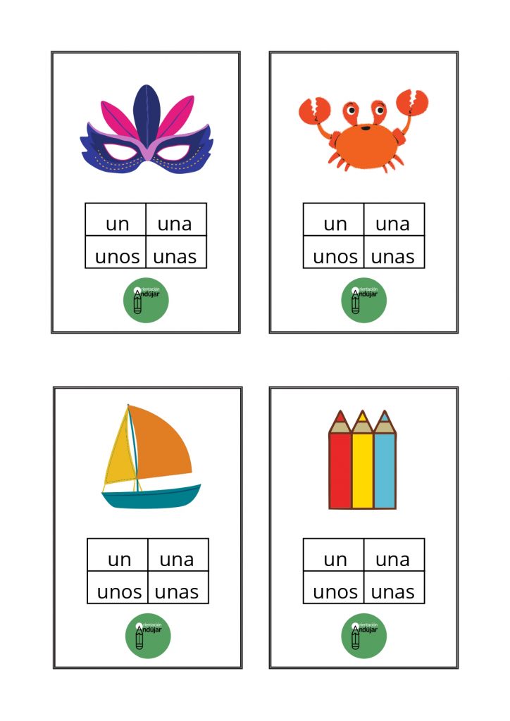 Hemos creado unas tarjetas de vocabulario para trabajar los artículos indeterminados UN, UNA, UNOS, UNAS. Observamos la palabra que corresponde a la imagen y asociamos e identificamos su género y […]