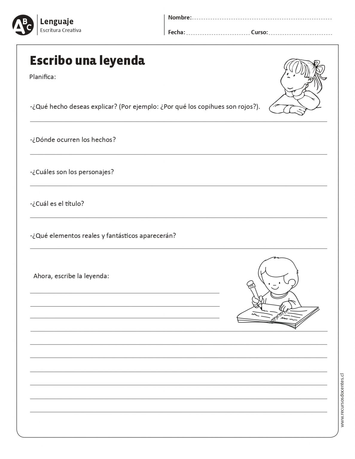 Recopilatorio De 75 Fichas De Escritura Creativa Para Primaria Pos Recopilatorio De 75 Fichas De Escritura Creativa Para Primaria Pos