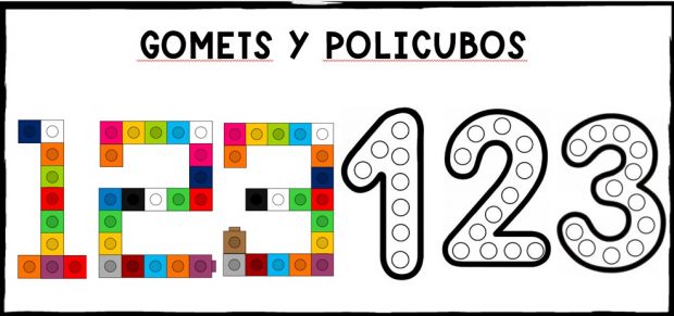 Trabajamos Los NUMEROS Del 1 Al 10 Con GOMETS Y POLICUBOS Orientacion 