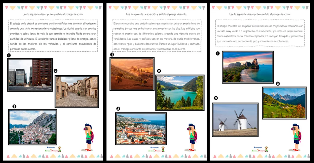 Trabajar la comprensión lectora mediante la descripción de paisajes es una excelente estrategia para mejorar la capacidad de los niños para comprender, interpretar y analizar textos escritos. Además, esta actividad […]