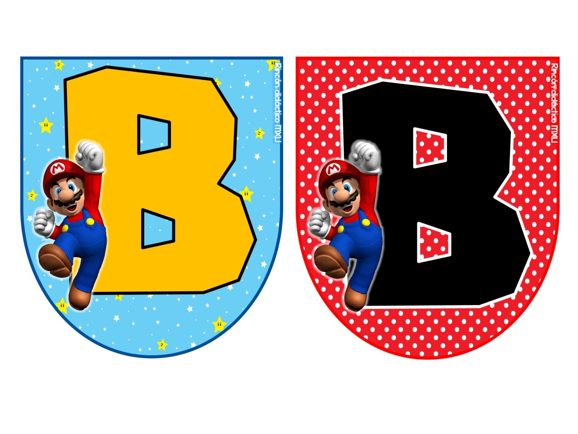 Banner bienvenidos de Mario Bros