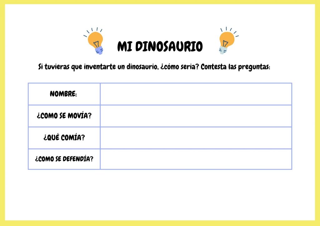 ¡Bienvenidos al blog educativo! Hoy les traemos un recurso valioso para aquellos niños que se interesan por los dinosaurios: el cuadernillo de investigación sobre los dinosaurios. Este cuadernillo es una […]