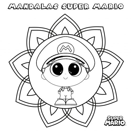 CREATIVIDAD Y ATENCIÓN con bonitas mandalas super mario - Orientacion