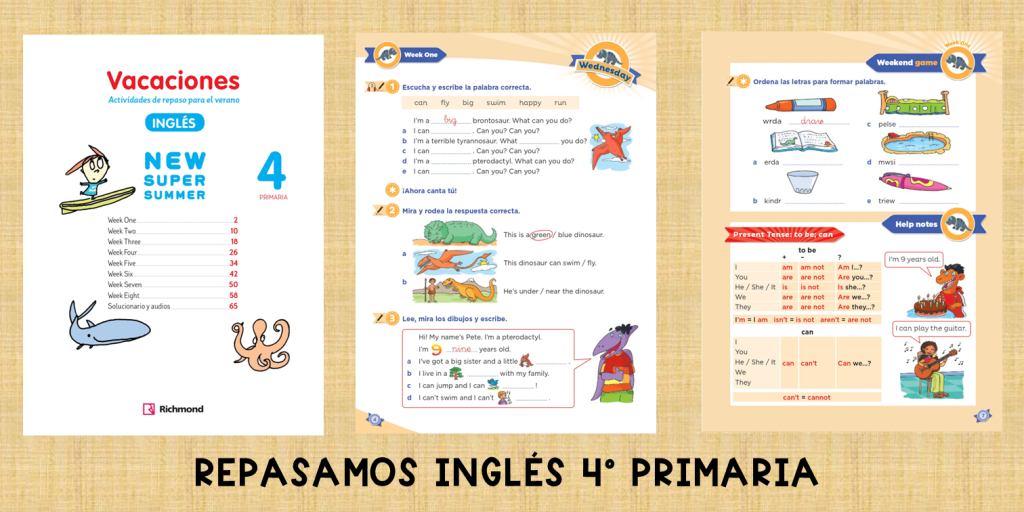 El repaso de los contenidos de inglés vistos en el curso durante el verano es importante para los alumnos de 4º de primaria por varias razones. En primer lugar, el […]