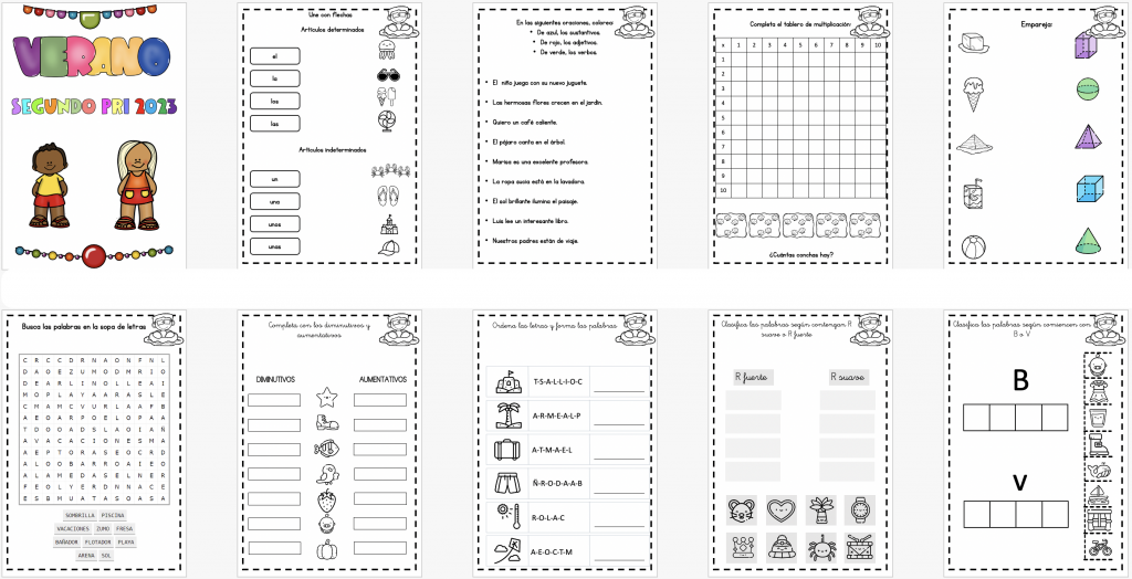 Trabajar durante el verano con cuadernos de actividades divertidas es de gran importancia para los alumnos de segundo de primaria. A continuación, se destacan algunas razones clave de por qué […]