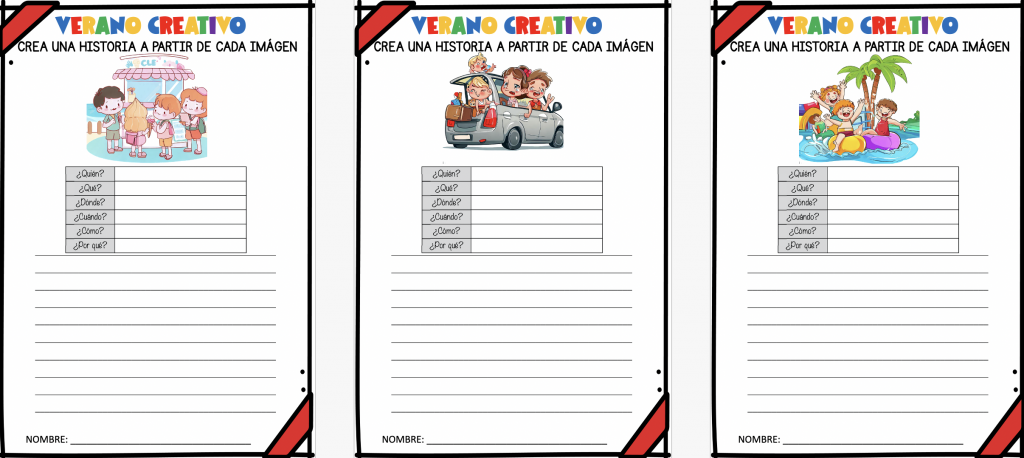 Fichas de escritura creativa: Inventa historias de verano La escritura creativa es el proceso de escribir textos originales y expresivos que comunican ideas, emociones y experiencias de manera imaginativa y […]