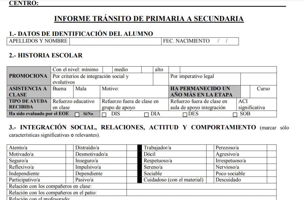 El tránsito de la educación primaria a la educación secundaria es un momento fundamental e importante para la mayoría de nuestro alumnado que en muchas ocasiones puede ser el desencadenante […]