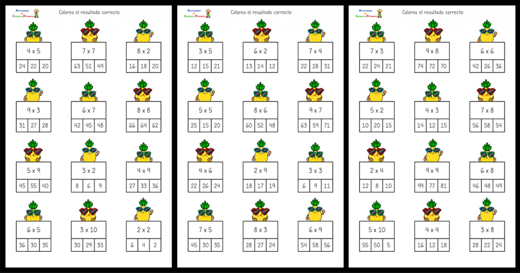 Las tablas de multiplicar son una base sólida para el aprendizaje matemático. Al dominarlas, los niños adquieren una comprensión profunda de la multiplicación y establecen las bases para cálculos más […]