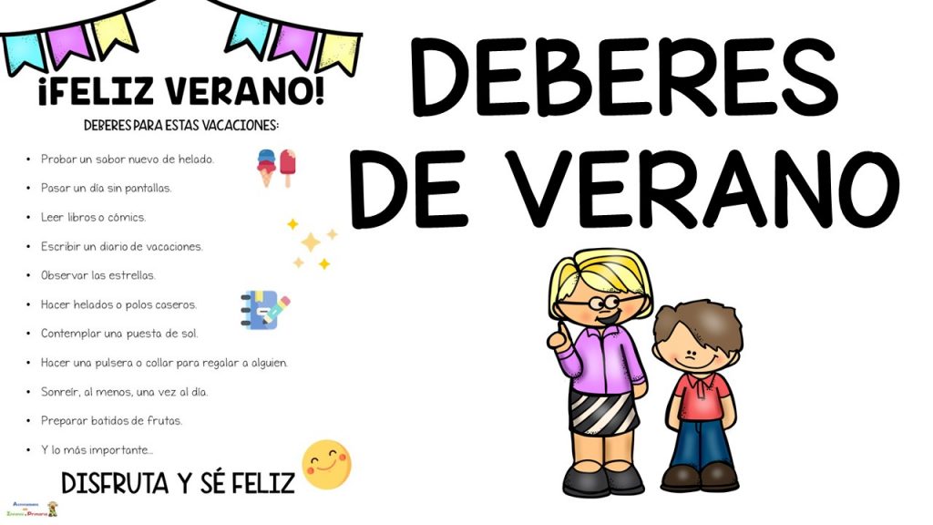A pocos días de finalizar el curso, os quiero compartir una divertida lista de deberes para entregar a vuestros alumnos el último día de clase, pero ¡cuidado! estos deberes no […]