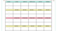 HORARIOS EDITABLES MULTIPLES FORMATOS PARA ADAPTARLOS   DESCARGA LOS HORARIOS EN POWER POINT HORARIOS EDITABLES MULTIPLES FORMATOS PARA ADAPTARLOS