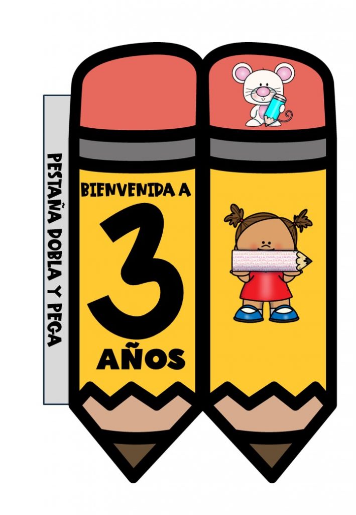 REGALO DE BIENVENIDA PARA TUS ALUMNOS/AS DE INFANTIL 3 AÑOS CURSO