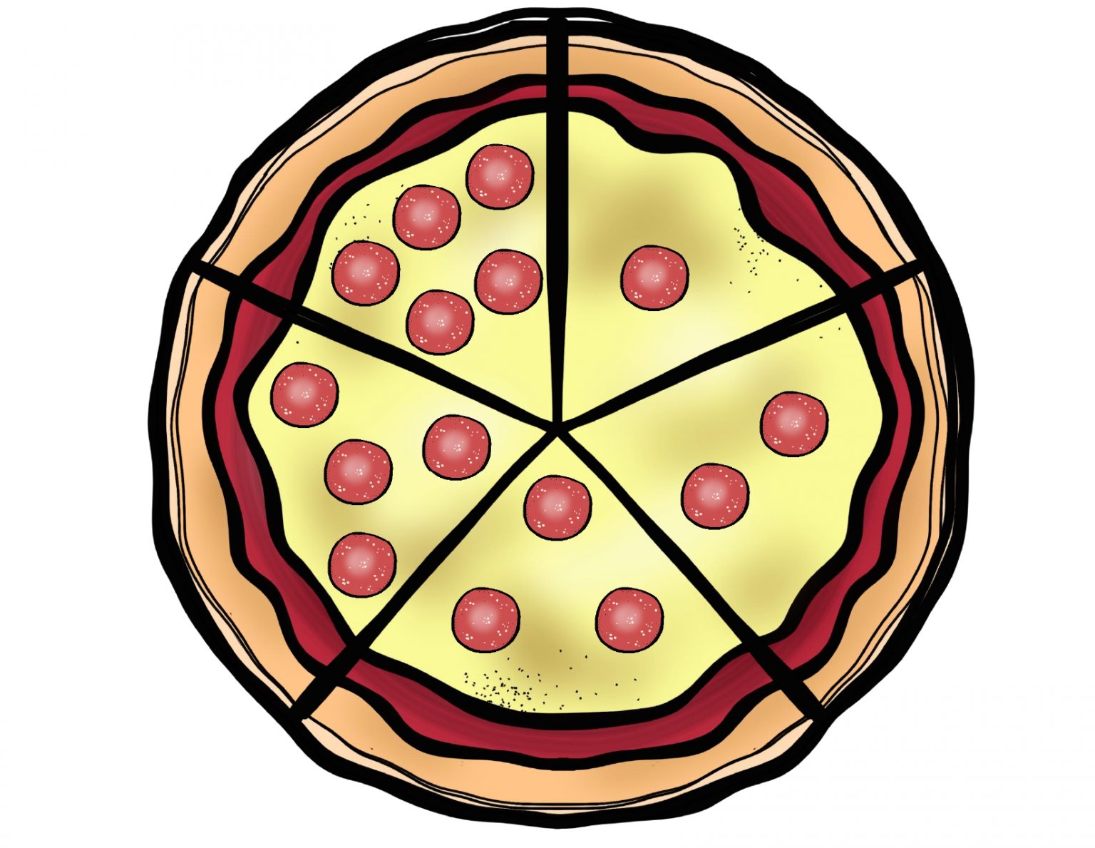 PIZZA MATEMÁTICA MATERIAL MANIPULATIVO