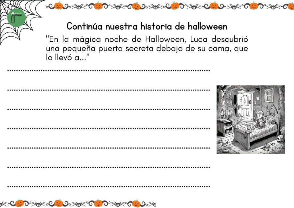 Escritura creativa especial halloween CONTINÚA LA HISTORIA