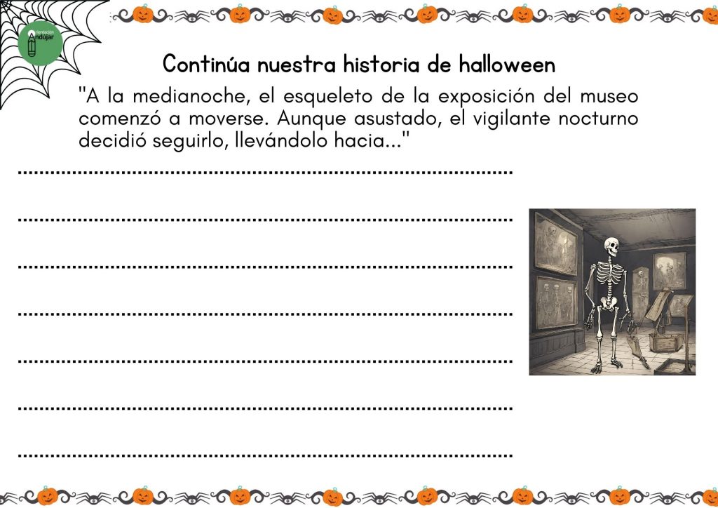 Escritura creativa especial halloween CONTINÚA LA HISTORIA