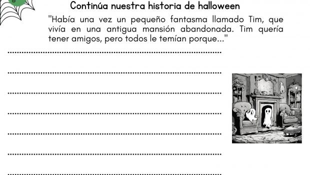 Escritura creativa especial halloween CONTINÚA LA HISTORIA