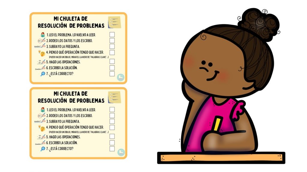 Sencillo recurso en formato de tarjetas para facilitar la resolución de problemas mediante autoinstrucciones escritas. La idea es que nuestros peques utilicen esta herramienta para resolver problemas matemáticos, de manera […]