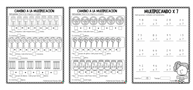 Cuaderno de iniciación a las tablas de multiplicar en primaria ...