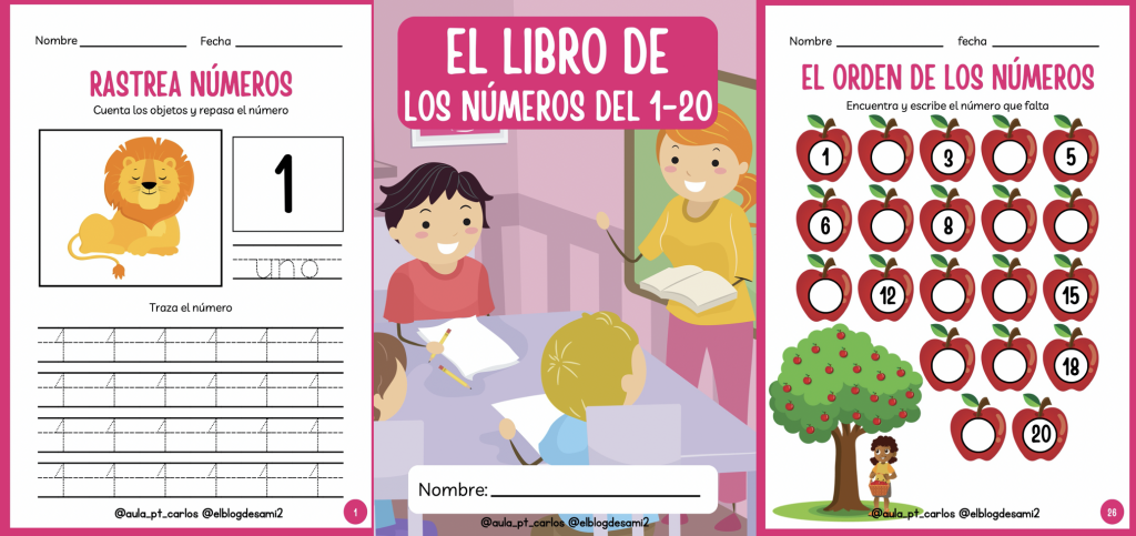 Descubre «El Libro de los Números del 1 al 20» de @aula_pt_carlos y @elblogdesami2 . ? Ideal para desarrollar habilidades de escritura, trazo, recorte y pegado, así como la asociación numérica. ¡Potencia el aprendizaje […]