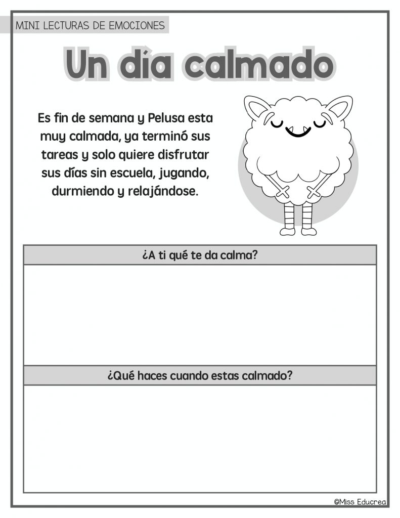 MIni lecturitas para trabajar las emociones -Orientacion Andujar