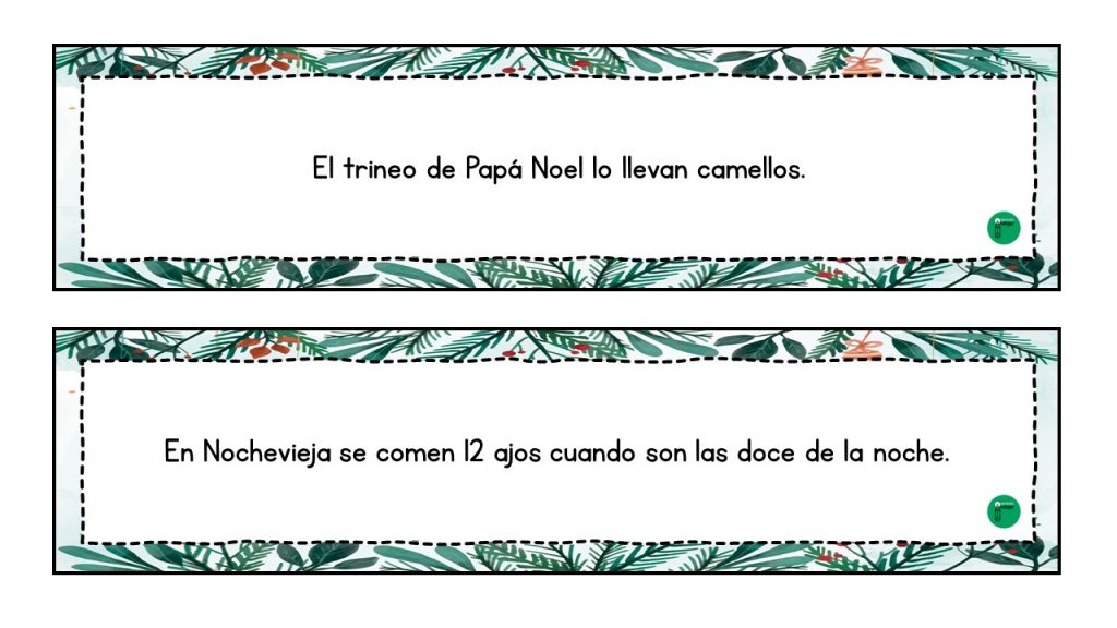Para pasárnoslo en grande estos últimos días de clase, os he preparado esta divertida actividad en la que nuestros alumnos deberán identificar el absurdo relacionado con la temática navideña. En […]
