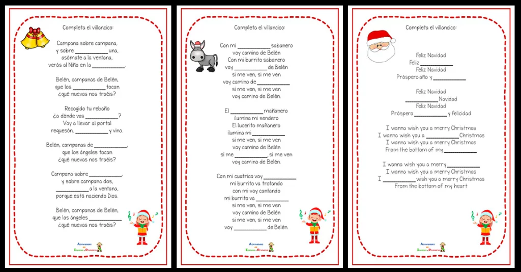 La actividad de completar villancicos no solo es divertida, sino también educativa. Mejora las habilidades lingüísticas al desafiar a los niños a jugar con las palabras, entender la estructura de […]