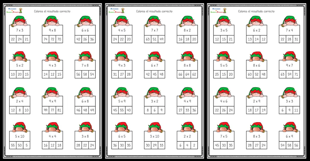 ¡La Navidad está en el aire y los elfos están listos para ayudar en el aprendizaje de las tablas de multiplicar! En este nuevo post, te presentamos nuestras encantadoras fichas […]