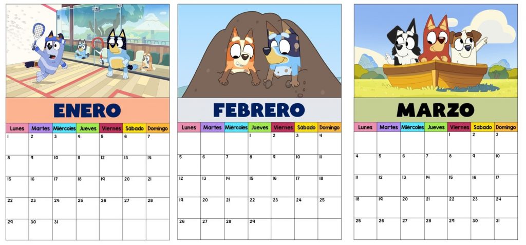 ¡Saludos a todas las familias amantes de Bluey! En esta emocionante nueva entrada del blog, les presentamos un bonito calendario diseñado especialmente para realizar anotaciones familiares inspiradas en la popular […]
