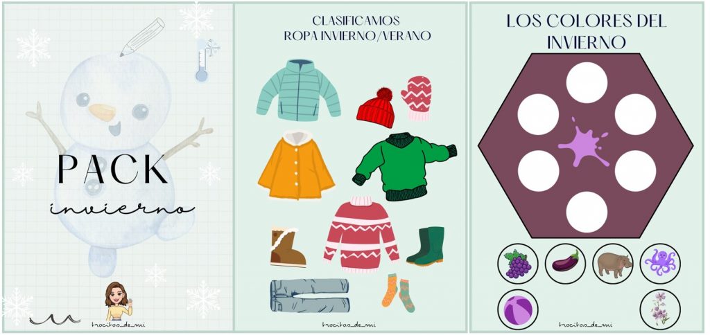 Mega pack 65 pag. de fichas para imprimir temática invierno. Realizado por trocitos_de_mi y que ha querido compartir con todos nuestros seguidores. hoy os traigo este SUPER PACK, en el […]