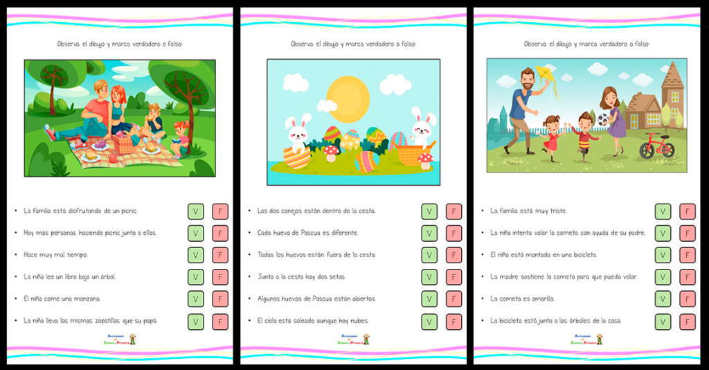 Las fichas de verdadero o falso son una forma interactiva de ejercicio educativo que desafía nuestra capacidad para comprender el significado de las frases en relación con una imagen. En […]