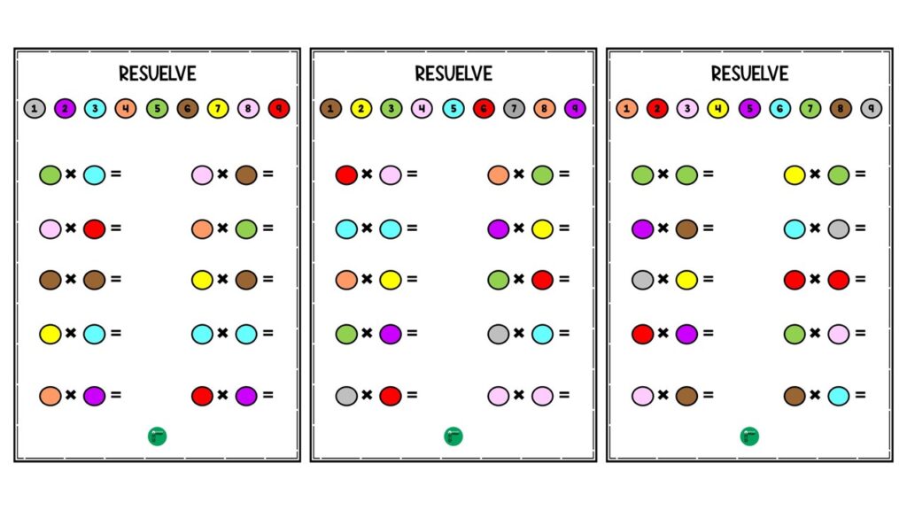 Esta actividad consiste en una forma divertida y visualmente atractiva de practicar las tablas de multiplicar, donde los números han sido sustituidos por colores. El objetivo del ejercicio es que […]