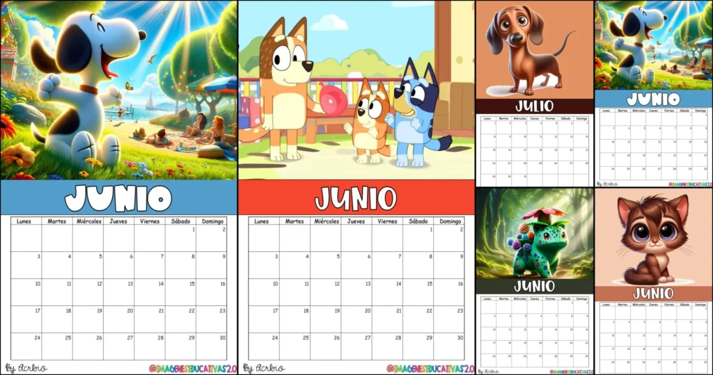 En primer lugar, el diseño de nuestro calendario permite una personalización completa, ofreciendo espacios amplios en cada día para que los usuarios puedan anotar eventos, recordatorios importantes, y actividades planificadas. […]